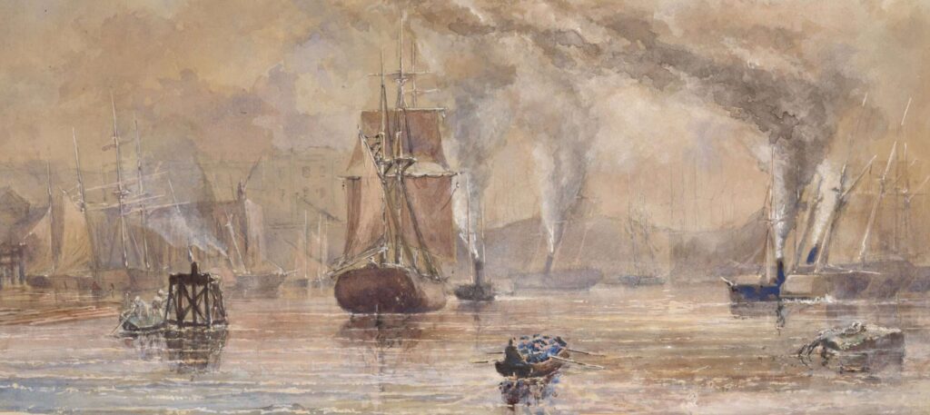 Cardiff Docks Thomas Edward Heath