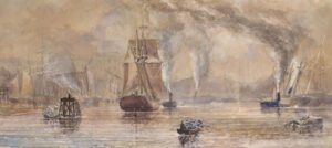 Cardiff Docks Thomas Edward Heath